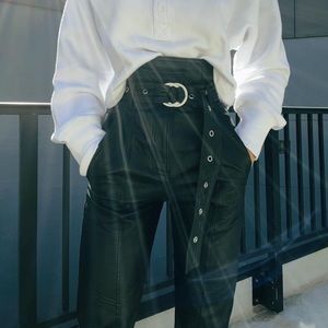 Marissa Webb leather “Anniston” pant